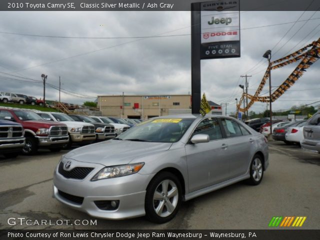 2010 Toyota Camry SE in Classic Silver Metallic