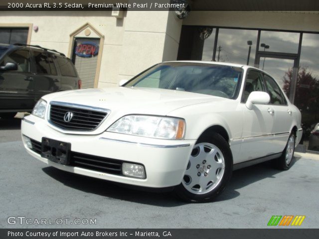 2000 Acura RL 3.5 Sedan in Premium White Pearl