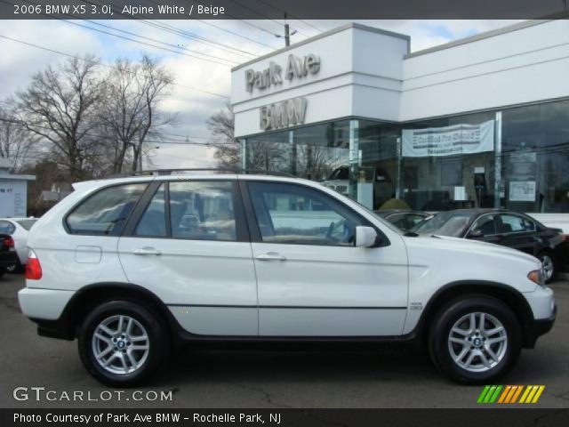 2006 BMW X5 3.0i in Alpine White