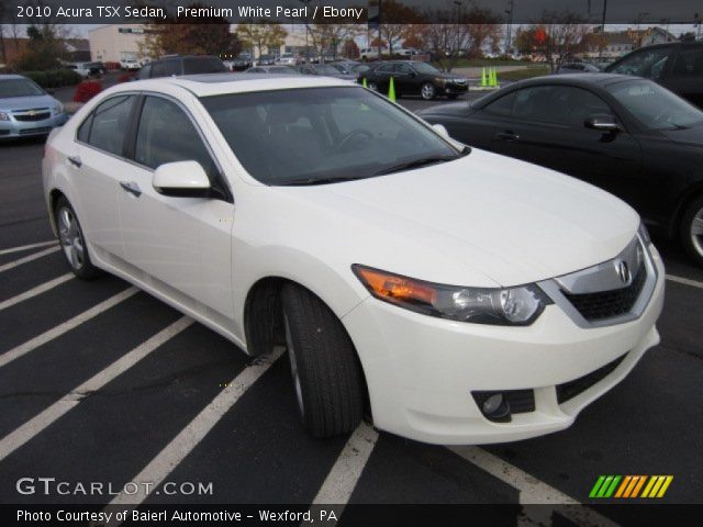 2010 Acura TSX Sedan in Premium White Pearl