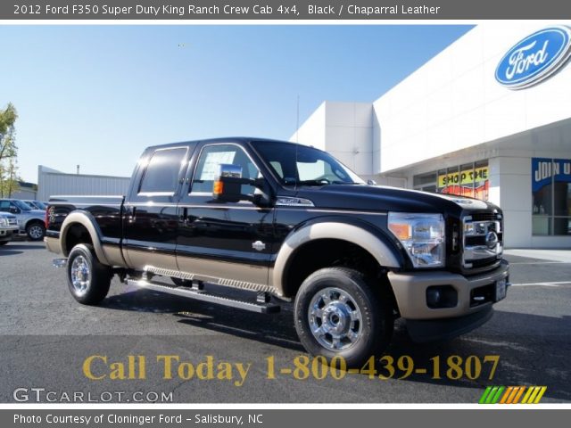 2012 Ford F350 Super Duty King Ranch Crew Cab 4x4 in Black