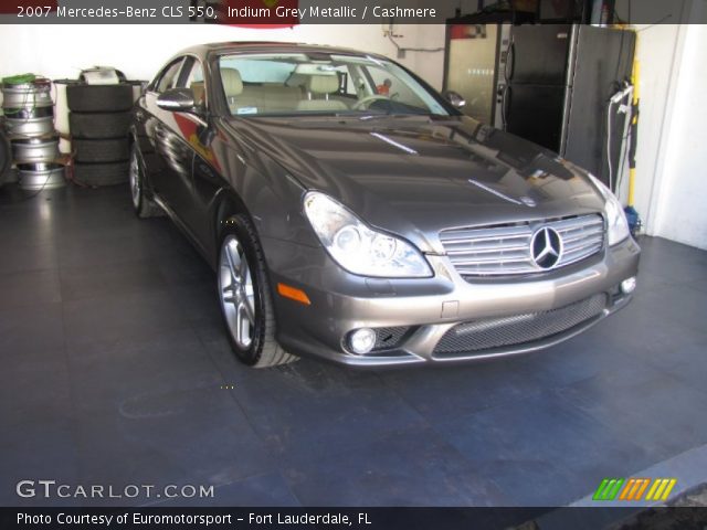 2007 Mercedes-Benz CLS 550 in Indium Grey Metallic