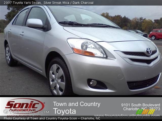 2007 Toyota Yaris Sedan in Silver Streak Mica