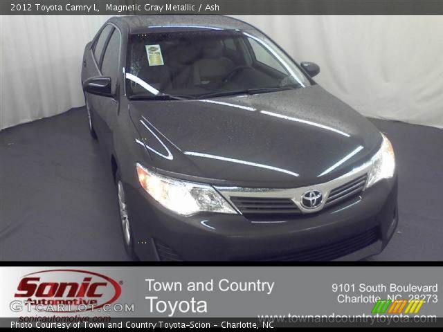 2012 Toyota Camry L in Magnetic Gray Metallic