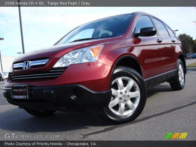 2008 Honda CR-V EX in Tango Red Pearl