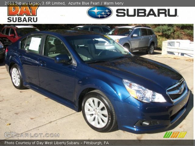 2011 Subaru Legacy 3.6R Limited in Azurite Blue Pearl