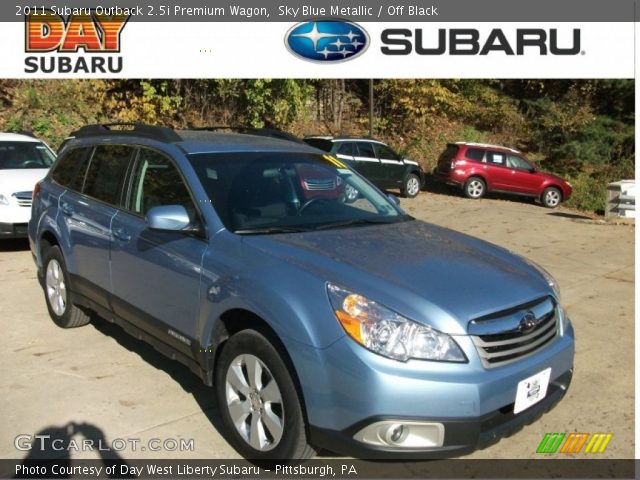 2011 Subaru Outback 2.5i Premium Wagon in Sky Blue Metallic