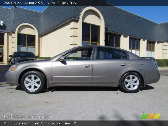 2003 Nissan Altima 2.5 SL in Velvet Beige