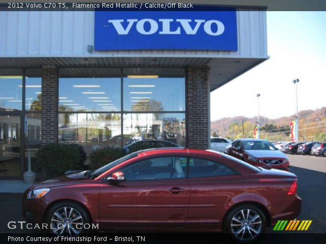 2012 Volvo C70 T5 in Flamenco Red Metallic