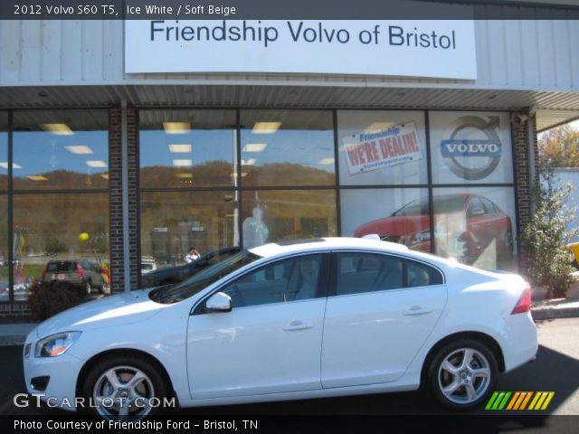 2012 Volvo S60 T5 in Ice White