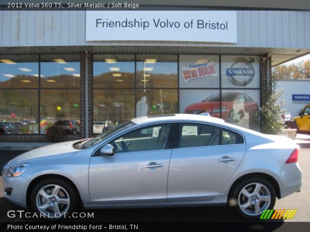 2012 Volvo S60 T5 in Silver Metallic