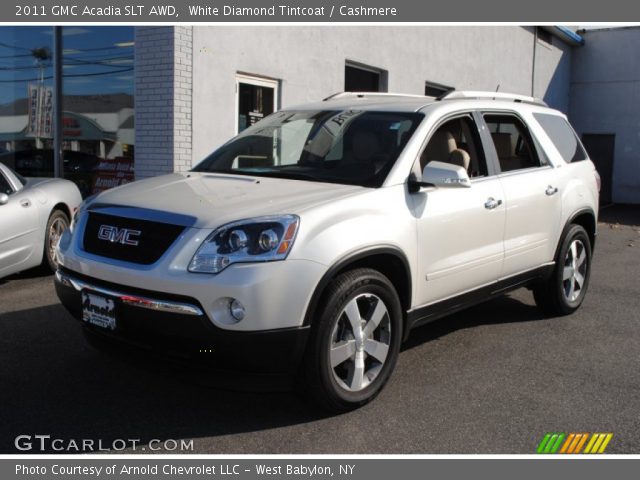 2011 GMC Acadia SLT AWD in White Diamond Tintcoat