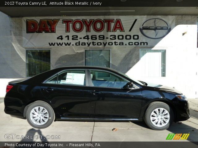 2012 Toyota Camry LE in Attitude Black Metallic