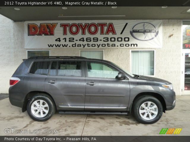 2012 Toyota Highlander V6 4WD in Magnetic Gray Metallic