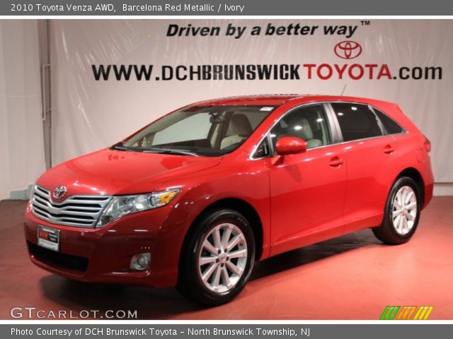 2010 Toyota Venza AWD in Barcelona Red Metallic
