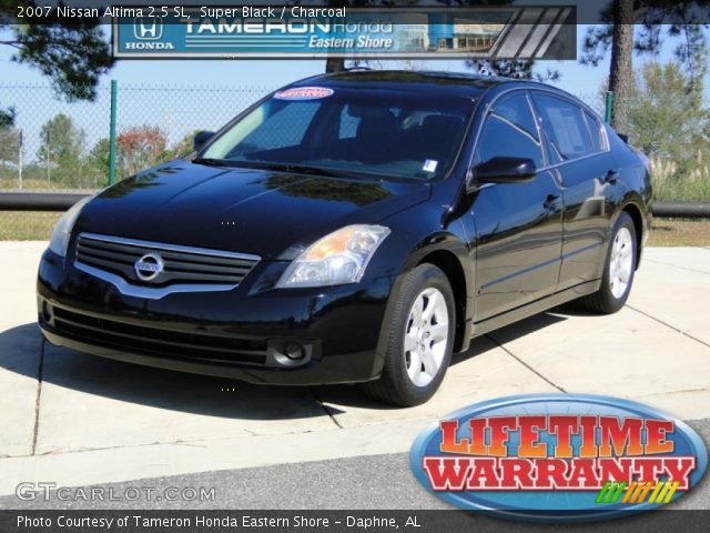 2007 Nissan Altima 2.5 SL in Super Black