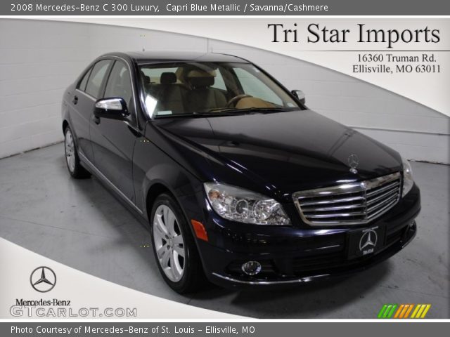 2008 Mercedes-Benz C 300 Luxury in Capri Blue Metallic