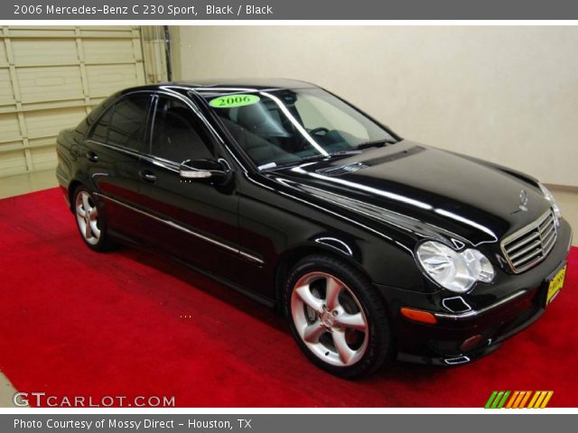 2006 Mercedes-Benz C 230 Sport in Black