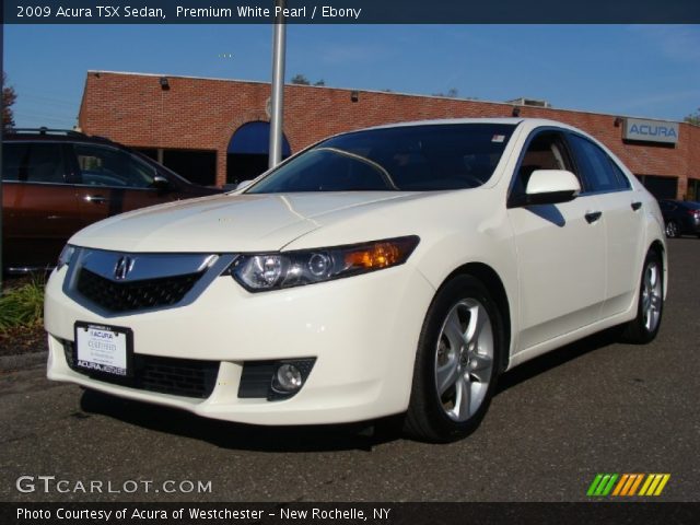 2009 Acura TSX Sedan in Premium White Pearl