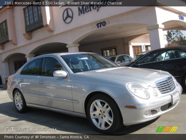 2003 Mercedes-Benz E 500 Sedan in Brilliant Silver Metallic