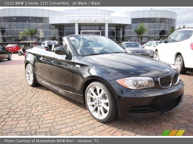 2012 BMW 1 Series 135i Convertible in Jet Black