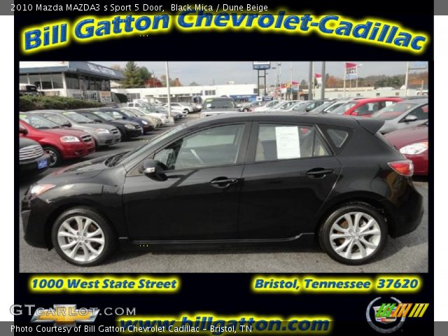 2010 Mazda MAZDA3 s Sport 5 Door in Black Mica