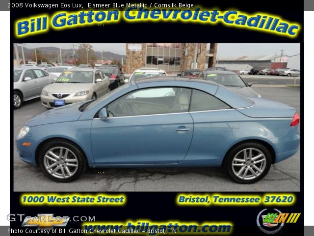 2008 Volkswagen Eos Lux in Eismeer Blue Metallic