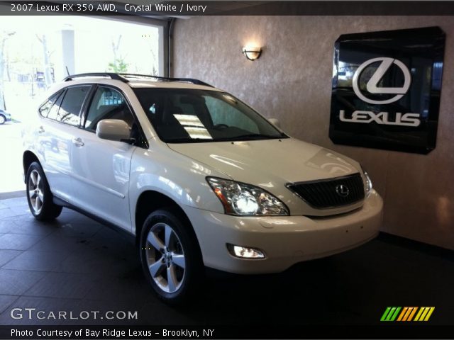 2007 Lexus RX 350 AWD in Crystal White