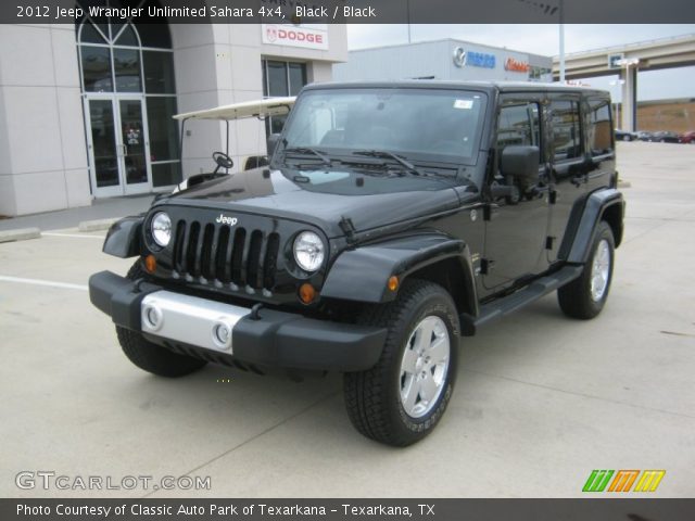 2012 Jeep Wrangler Unlimited Sahara 4x4 in Black