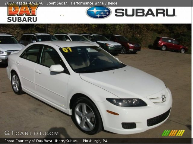 2007 Mazda MAZDA6 i Sport Sedan in Performance White