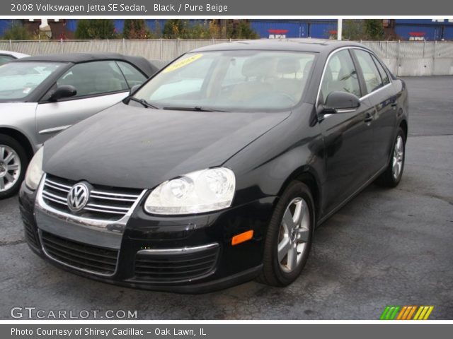 2008 Volkswagen Jetta SE Sedan in Black