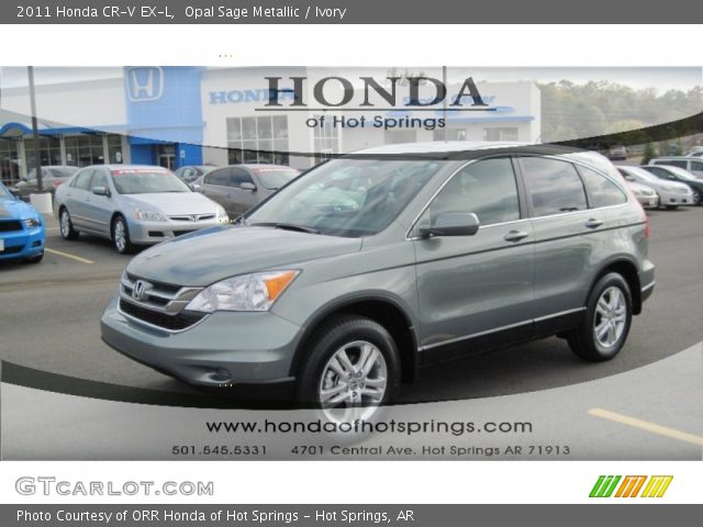 2011 Honda CR-V EX-L in Opal Sage Metallic
