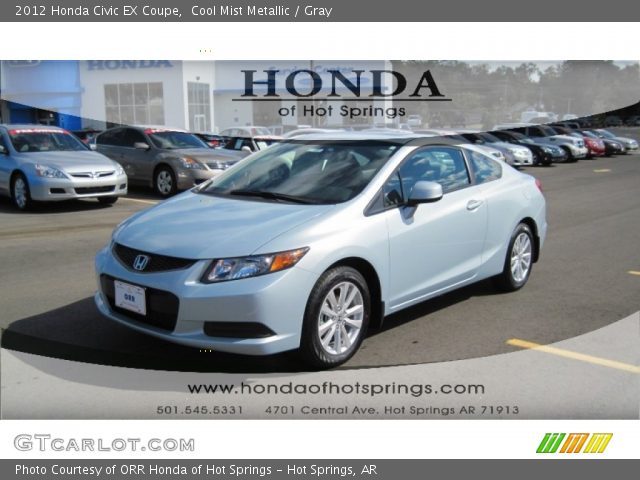 2012 Honda Civic EX Coupe in Cool Mist Metallic