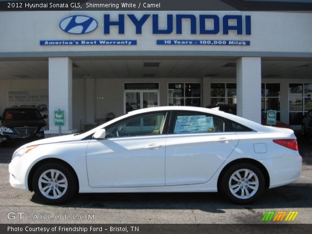 2012 Hyundai Sonata GLS in Shimmering White