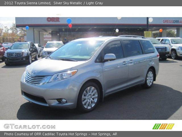 2012 Toyota Sienna Limited in Silver Sky Metallic