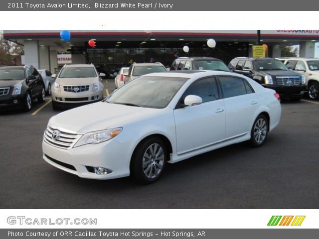 2011 Toyota Avalon Limited in Blizzard White Pearl