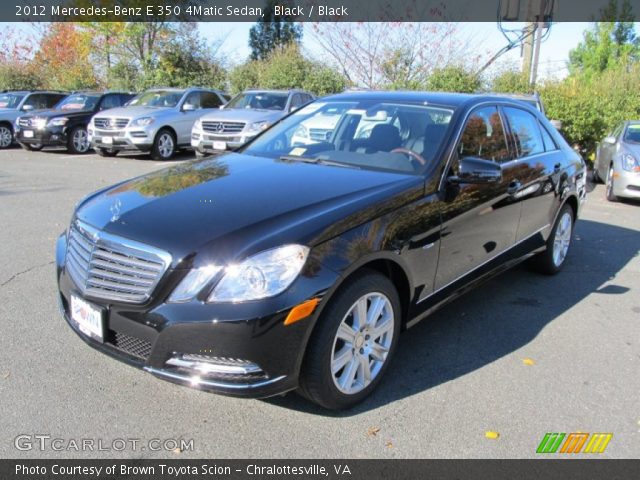 2012 Mercedes-Benz E 350 4Matic Sedan in Black