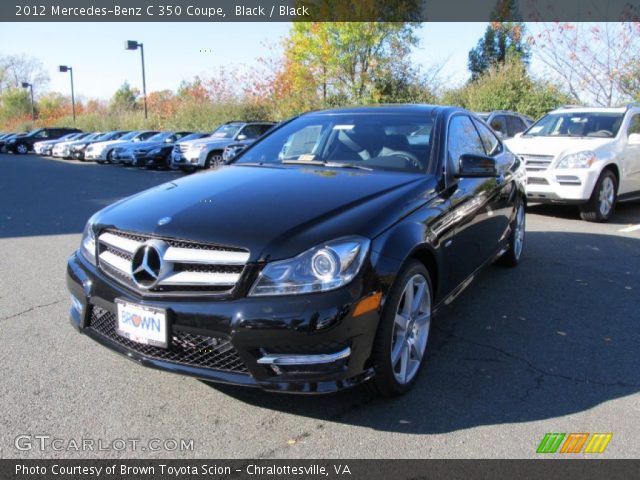 2012 Mercedes-Benz C 350 Coupe in Black