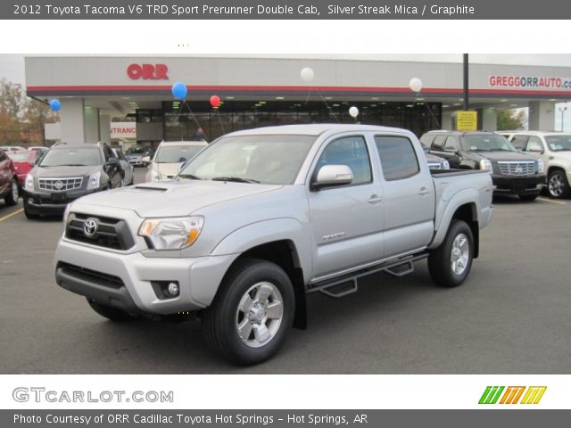 2012 Toyota Tacoma V6 TRD Sport Prerunner Double Cab in Silver Streak Mica