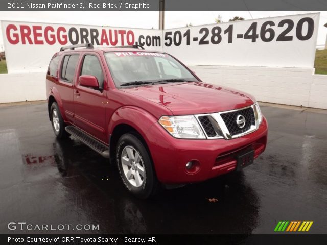 2011 Nissan Pathfinder S in Red Brick