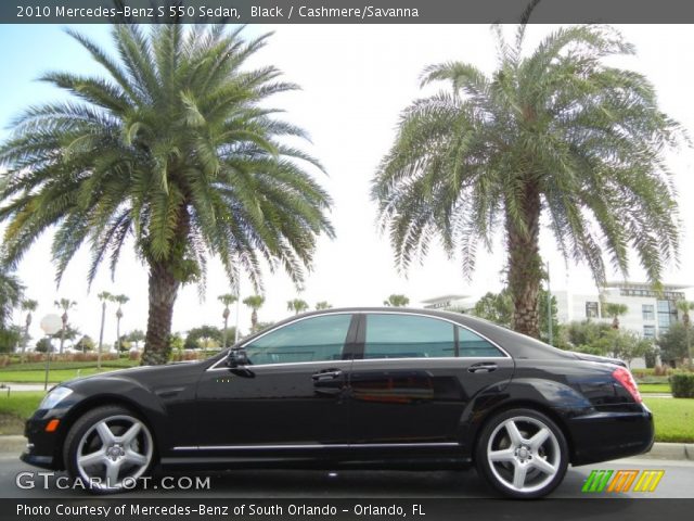 2010 Mercedes-Benz S 550 Sedan in Black
