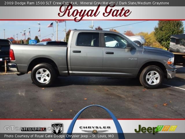 2009 Dodge Ram 1500 SLT Crew Cab 4x4 in Mineral Gray Metallic