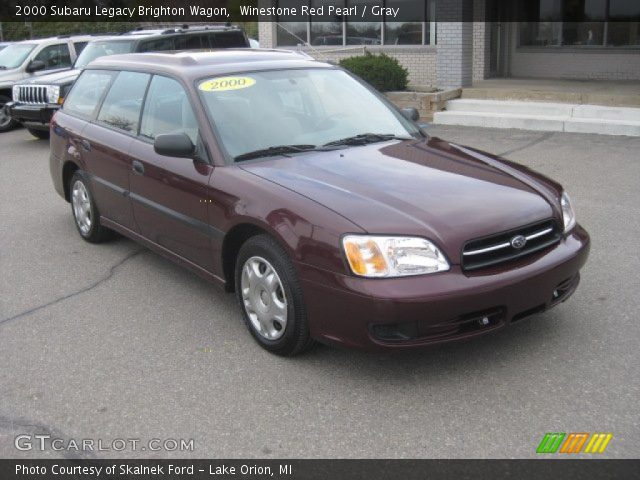 2000 Subaru Legacy Brighton Wagon in Winestone Red Pearl