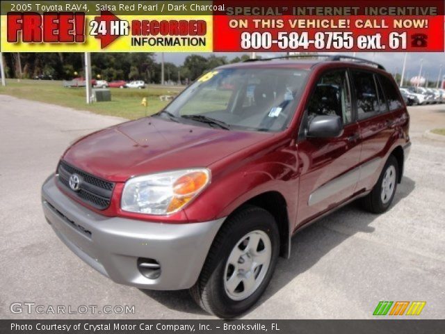 2005 Toyota RAV4  in Salsa Red Pearl