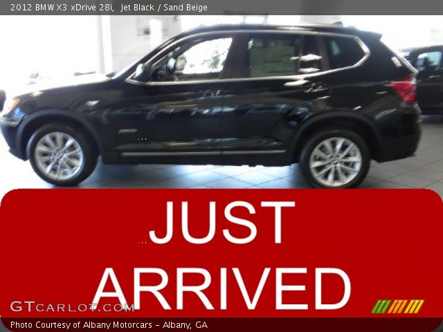 2012 BMW X3 xDrive 28i in Jet Black