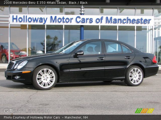 2008 Mercedes-Benz E 350 4Matic Sedan in Black