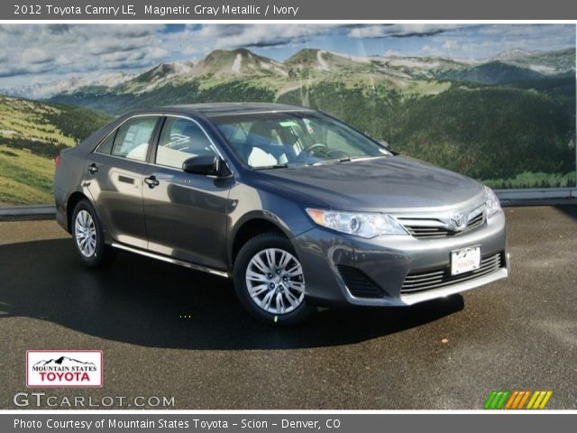 2012 Toyota Camry LE in Magnetic Gray Metallic