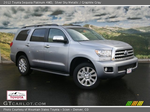 2012 Toyota Sequoia Platinum 4WD in Silver Sky Metallic
