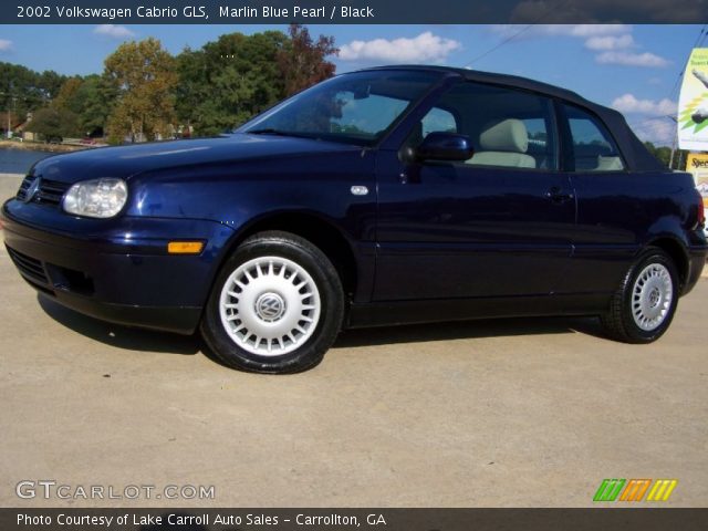 2002 Volkswagen Cabrio GLS in Marlin Blue Pearl