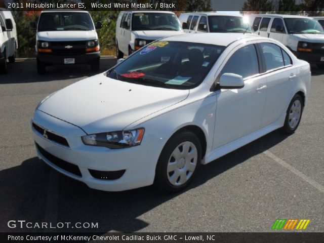 2011 Mitsubishi Lancer ES in Wicked White Metallic